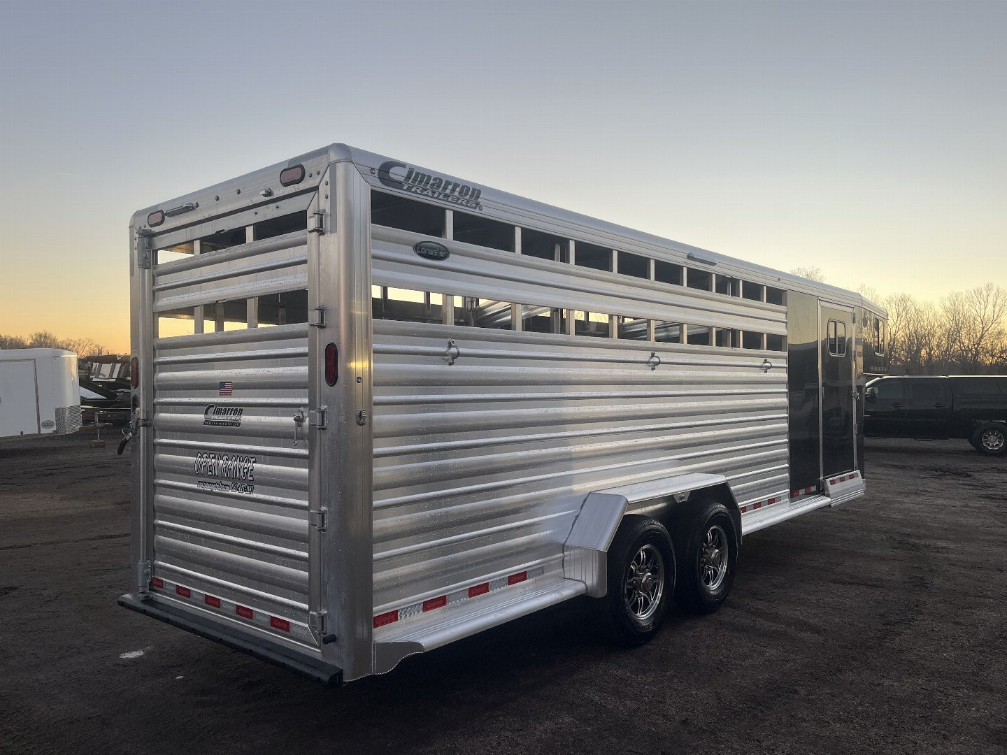 New 2024 Cimarron Trailers Lonestar Stock / Stock Combo Trailer