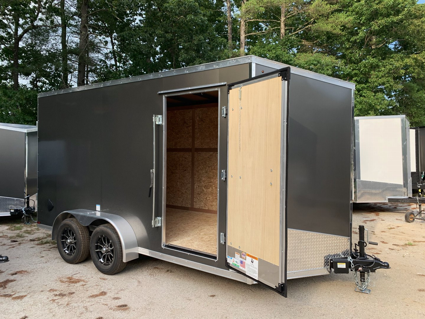New 2025 US Cargo 7X14 + 2ft V nose/ 7' Interior Height/ Polycore/ 7000gvw