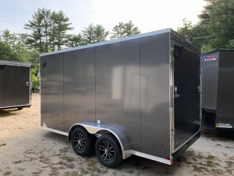 New 2025 US Cargo 7X14 + 2ft V nose/ 7' Interior Height/ Polycore/ 7000gvw