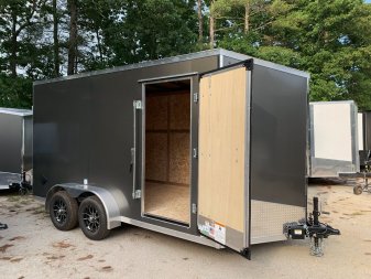 New 2025 US Cargo 7X14 + 2ft V nose/ 7' Interior Height/ Polycore/ 7000gvw