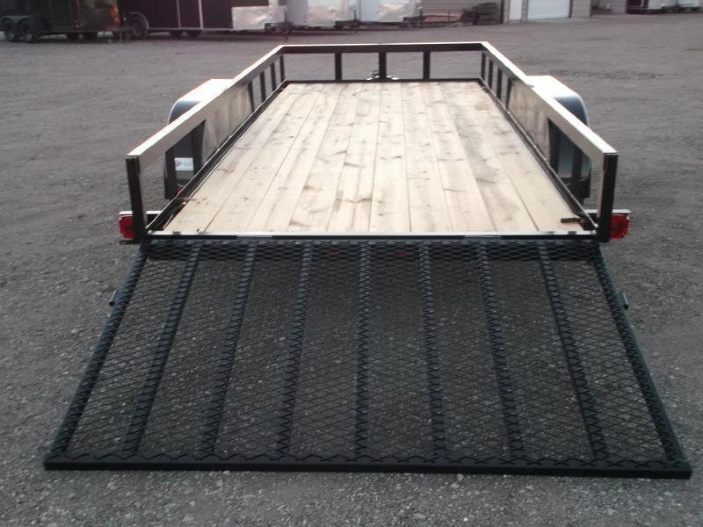 New 2025 Longhorn Trailers 83x14 Tandem Axle Utility Trailer / Lowboy Utility Trailer / 4ft Heavy Duty Ramp Gate / Electric Brakes / LED Lights