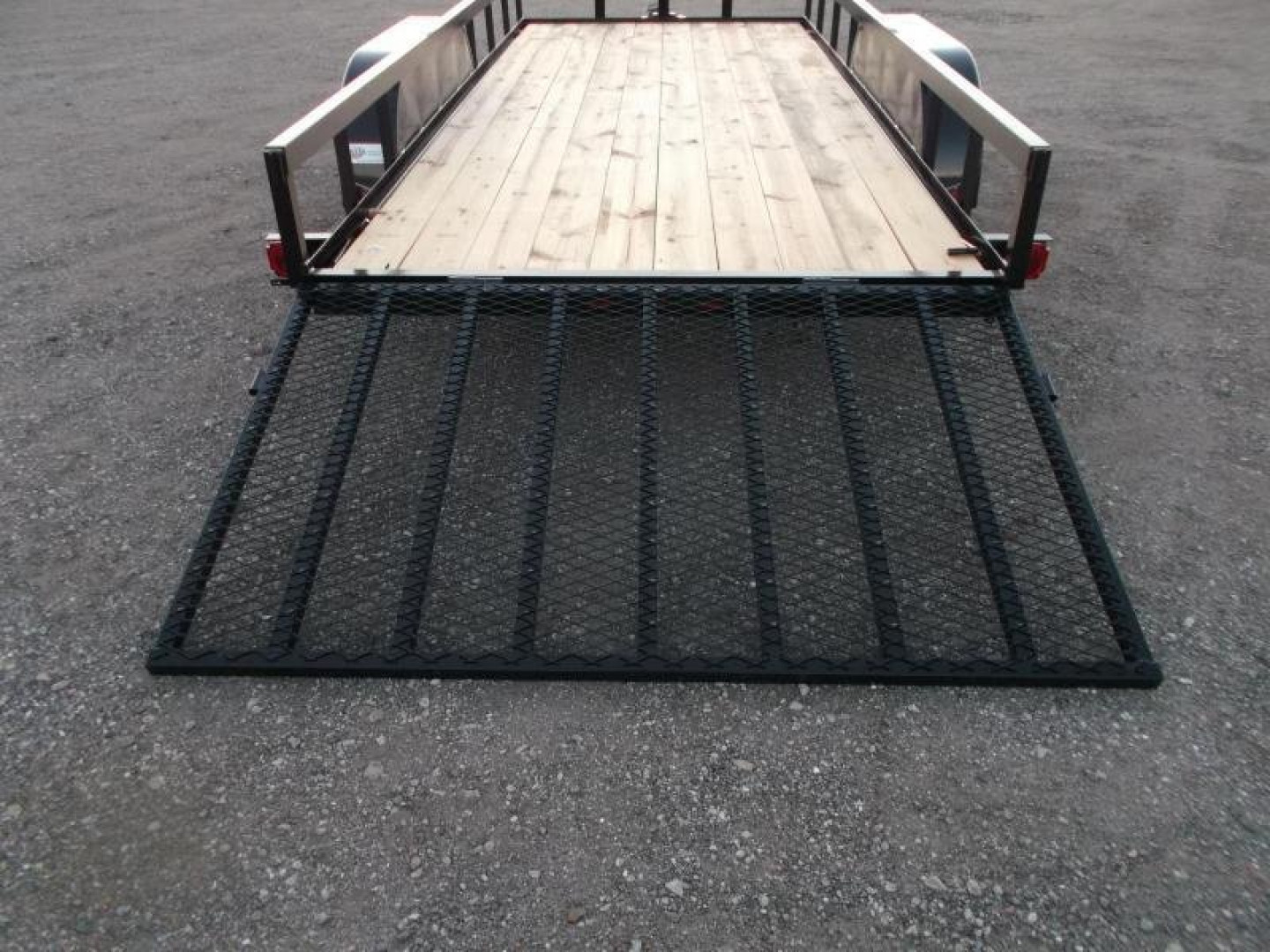 New 2025 Longhorn Trailers 83x14 Tandem Axle Utility Trailer / Lowboy Utility Trailer / 4ft Heavy Duty Ramp Gate / Electric Brakes / LED Lights