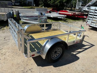 New 2024 High Country 5X8 Aluminum Utility Trailer/ BI-Fold Ramp/ 2990gvw