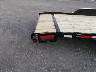 New 2025 LONGHORN TRAILERS 83x20 7K Car Hauler / Racing Trailer / 2ft Dovetail / 5ft Stow Away Ramps / Brakes / LED Lights