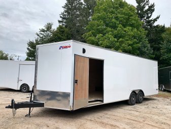 New 2024 Pace Journey 8.5X26 + 3ft V nose/ 7'6" interior height/ Ext. Tongue/ 9990gvw