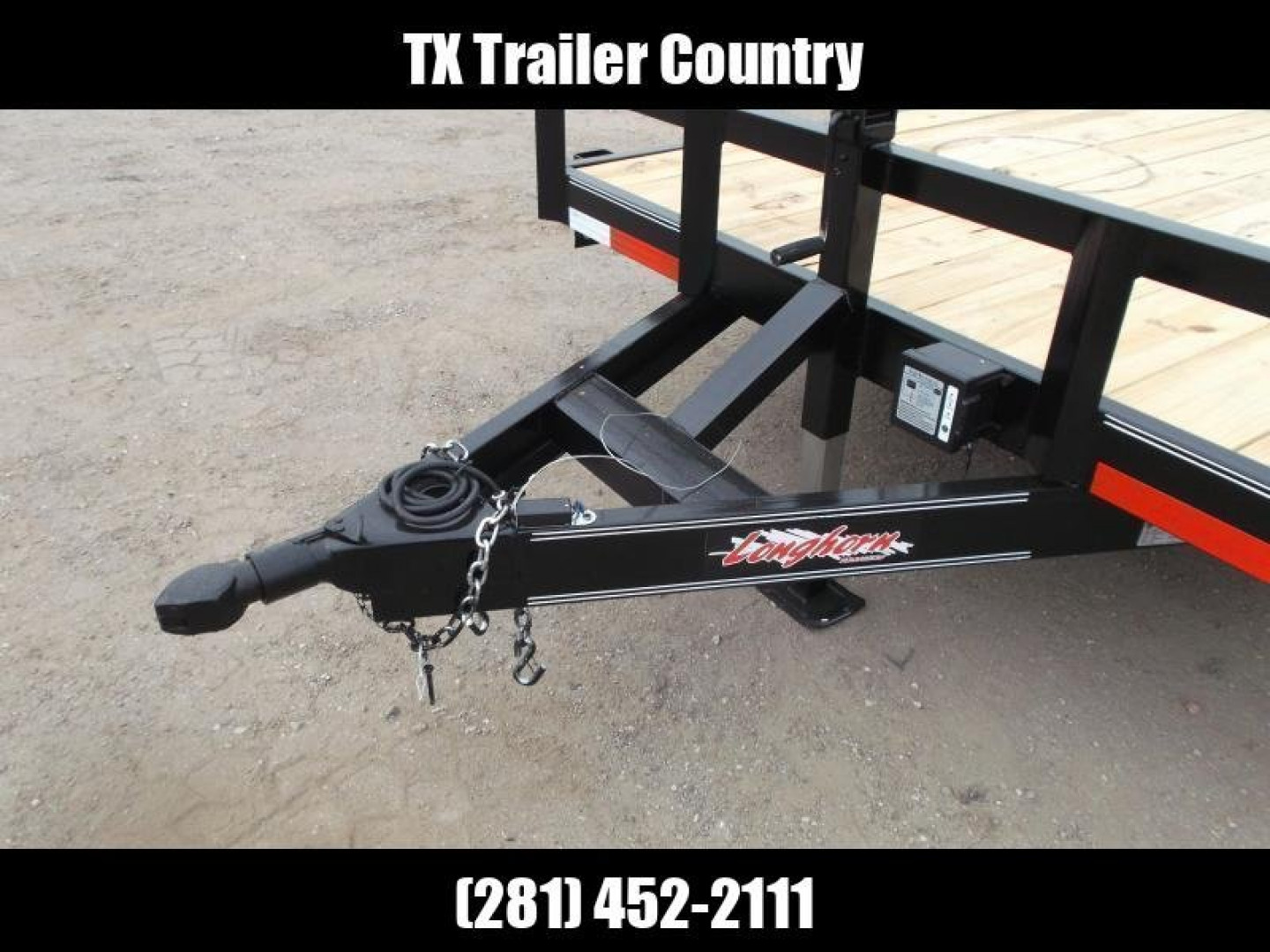 New 2025 LONGHORN TRAILERS 83x20 10K Car Hauler / Racing Trailer / Flat Deck / 5200# Axles / 7K Jack / 2ft Dovetail / 5ft C-Channel Ramps / LED Lights / Adjustable Coupler
