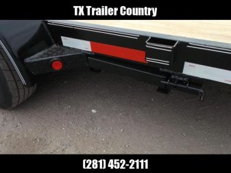 New 2025 LONGHORN TRAILERS 83x20 10K Car Hauler / Racing Trailer / Flat Deck / 5200# Axles / 7K Jack / 2ft Dovetail / 5ft C-Channel Ramps / LED Lights / Adjustable Coupler