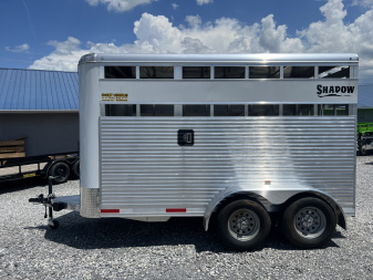 New 2025 Shadow 13' RANCHER W/ PLEXIGLASS Stock / Stock Combo Trailer