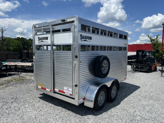 New 2025 Shadow 13' RANCHER W/ PLEXIGLASS Stock / Stock Combo Trailer