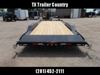 New 2026 MAXX-D 102x24 H8X 17.5K GVWR Equipment Hauler / Car Hauler / Drive Over Fenders / 8,000lb Axles / 8" Heavy Duty Frame / Powder Coated / LEDs / 5ft Stand Up Equipment Ramps / (8) D-Rings / Winch Plate