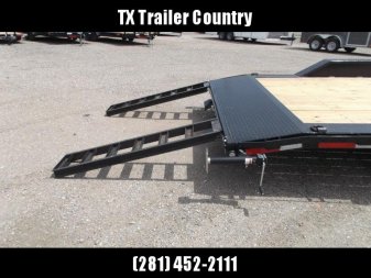 New 2026 MAXX-D 102x24 H8X 17.5K GVWR Equipment Hauler / Car Hauler / Drive Over Fenders / 8,000lb Axles / 8" Heavy Duty Frame / Powder Coated / LEDs / 5ft Stand Up Equipment Ramps / (8) D-Rings / Winch Plate