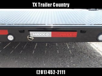 New 2026 MAXX-D 102x24 H8X 17.5K GVWR Equipment Hauler / Car Hauler / Drive Over Fenders / 8,000lb Axles / 8" Heavy Duty Frame / Powder Coated / LEDs / 5ft Stand Up Equipment Ramps / (8) D-Rings / Winch Plate