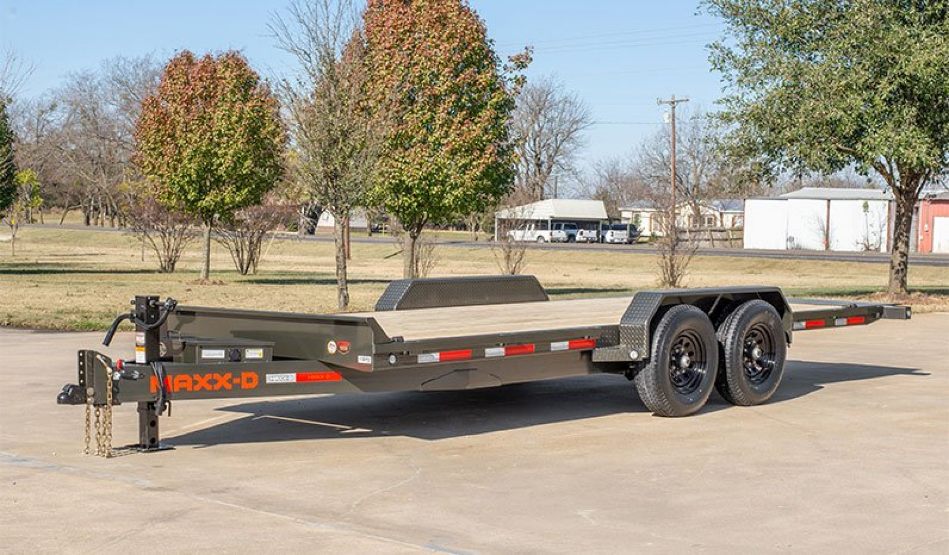 New 2026 MAXX-D 102x20 14K T6B Power Tilt Car Hauler / Equipment Hauler / Powder Coated / 7000# Torsion Axles / Drive Over Fenders / (8) D-Rings / Winch Plate / Toolbox and Tool Tray