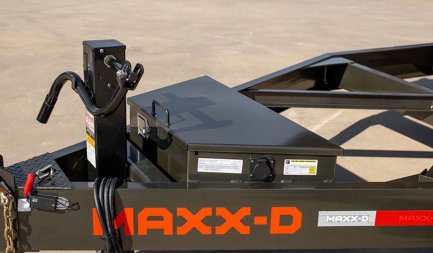 New 2026 MAXX-D 102x20 14K T6B Power Tilt Car Hauler / Equipment Hauler / Powder Coated / 7000# Torsion Axles / Drive Over Fenders / (8) D-Rings / Winch Plate / Toolbox and Tool Tray