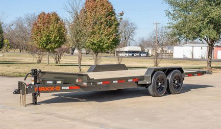 New 2026 MAXX-D 102x20 14K T6B Power Tilt Car Hauler / Equipment Hauler / Powder Coated / 7000# Torsion Axles / Drive Over Fenders / (8) D-Rings / Winch Plate / Toolbox and Tool Tray