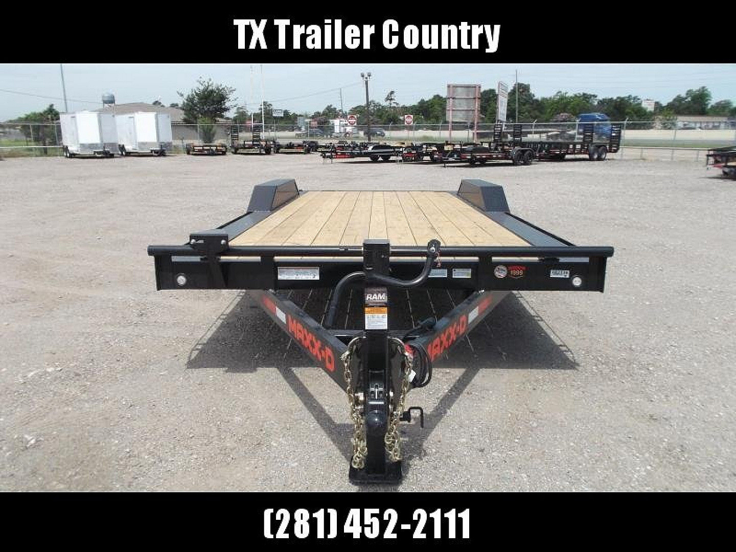 New 2026 MAXX-D 102x20 H8X 16K GVWR Equipment Hauler / Car Hauler / Drive Over Fenders / 8,000# Axles / 8" Heavy Duty Frame / Powder Coated / LEDs / 5ft Stand Up Equipment Ramps