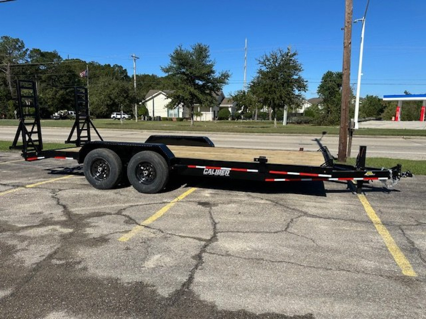 New 2025 Caliber Trailer Mfg 7x20 Equipment Trailer