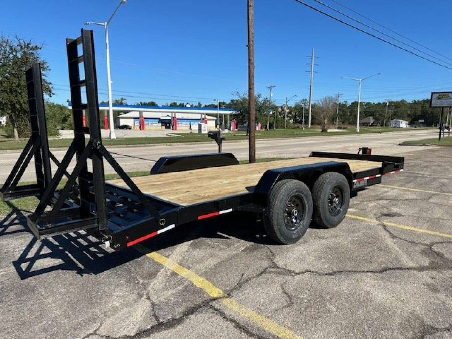 New 2025 Caliber Trailer Mfg 7x20 Equipment Trailer