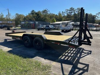 New 2025 Caliber Trailer Mfg 7x20 Equipment Trailer