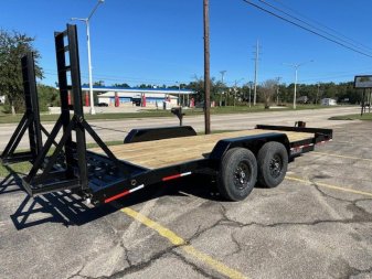 New 2025 Caliber Trailer Mfg 7x20 Equipment Trailer