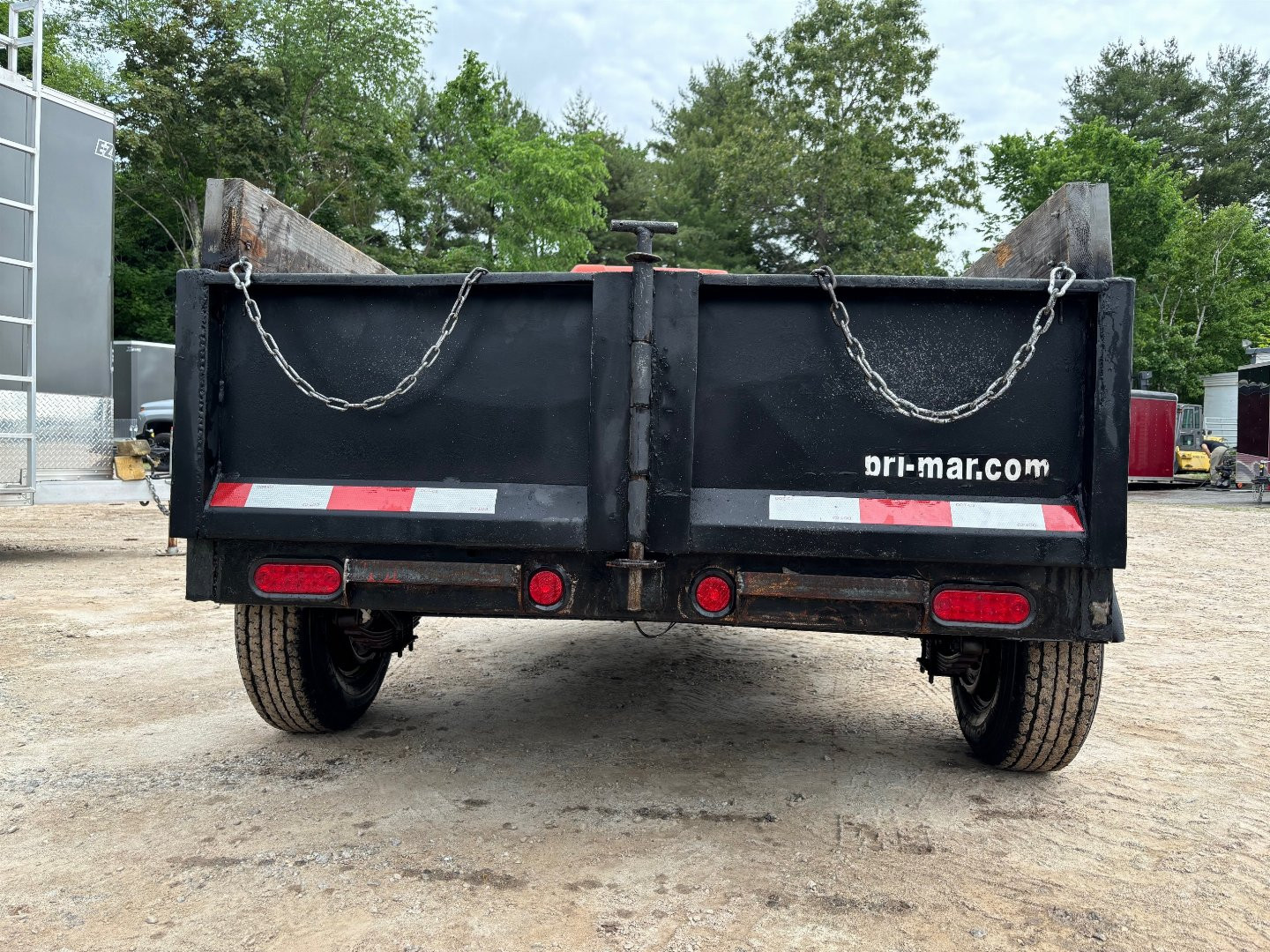 Used USED* 2006 Bri-Mar 5X8 Dump Trailer/ 5200# GVW
