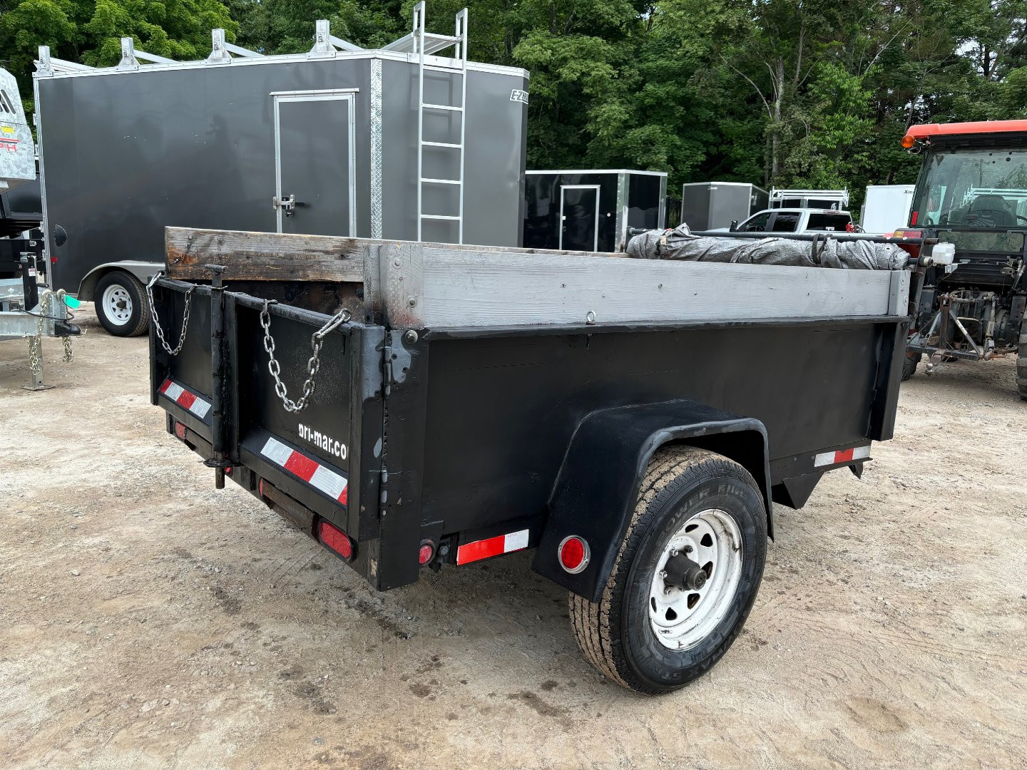 Used USED* 2006 Bri-Mar 5X8 Dump Trailer/ 5200# GVW