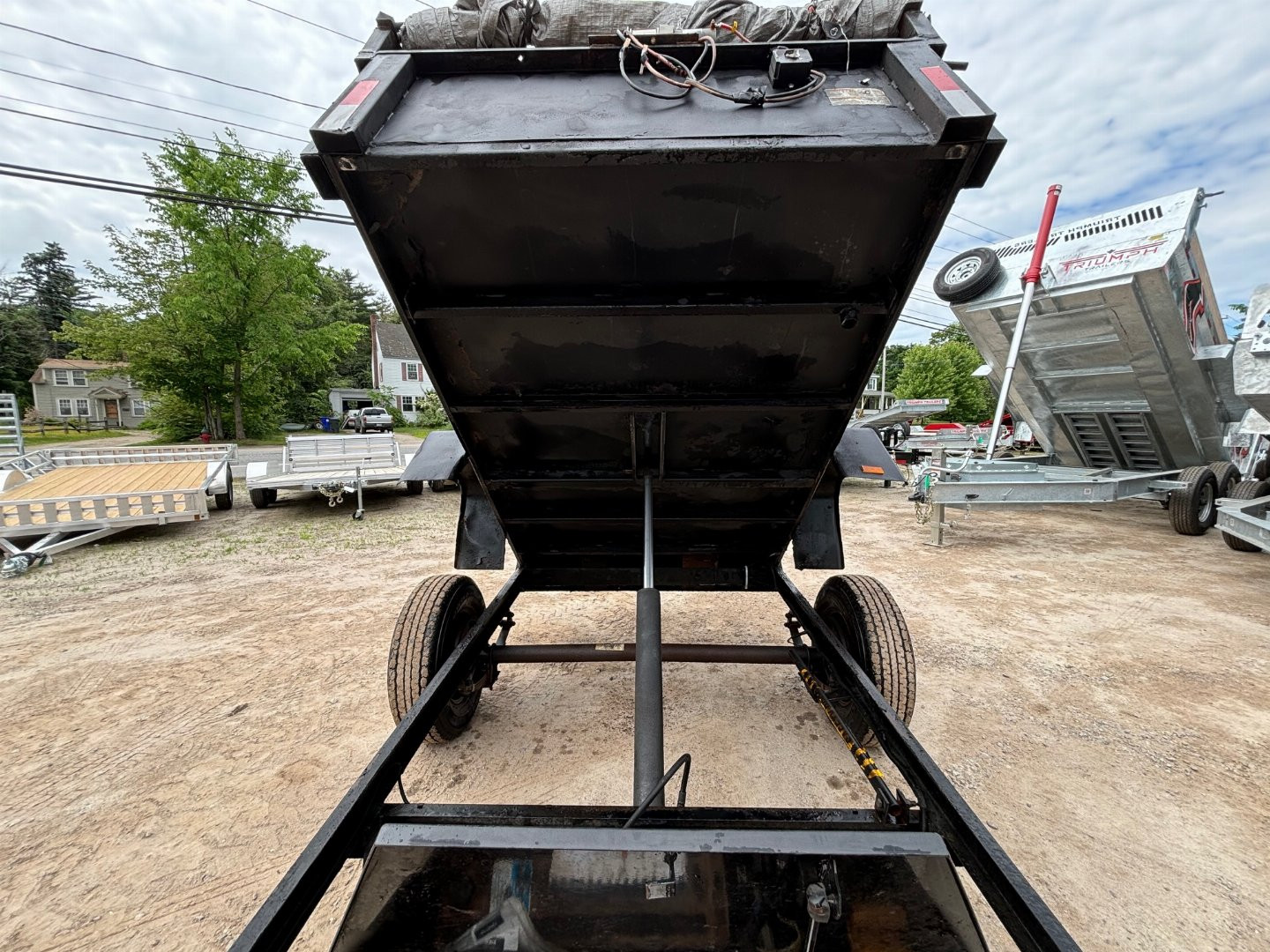 Used USED* 2006 Bri-Mar 5X8 Dump Trailer/ 5200# GVW