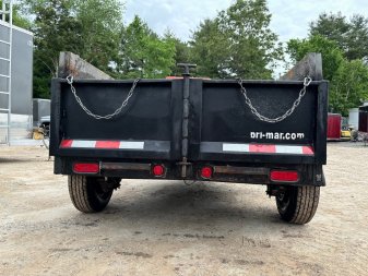 Used USED* 2006 Bri-Mar 5X8 Dump Trailer/ 5200# GVW