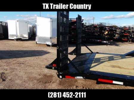 New 2026 MAXXD 102x24 14K H6X Car Hauler / Flatbed Trailer / Equipment Hauler / Powder Coated / 7K Axles / Drive Over Fenders / 5ft Stand Up Equipment Ramps