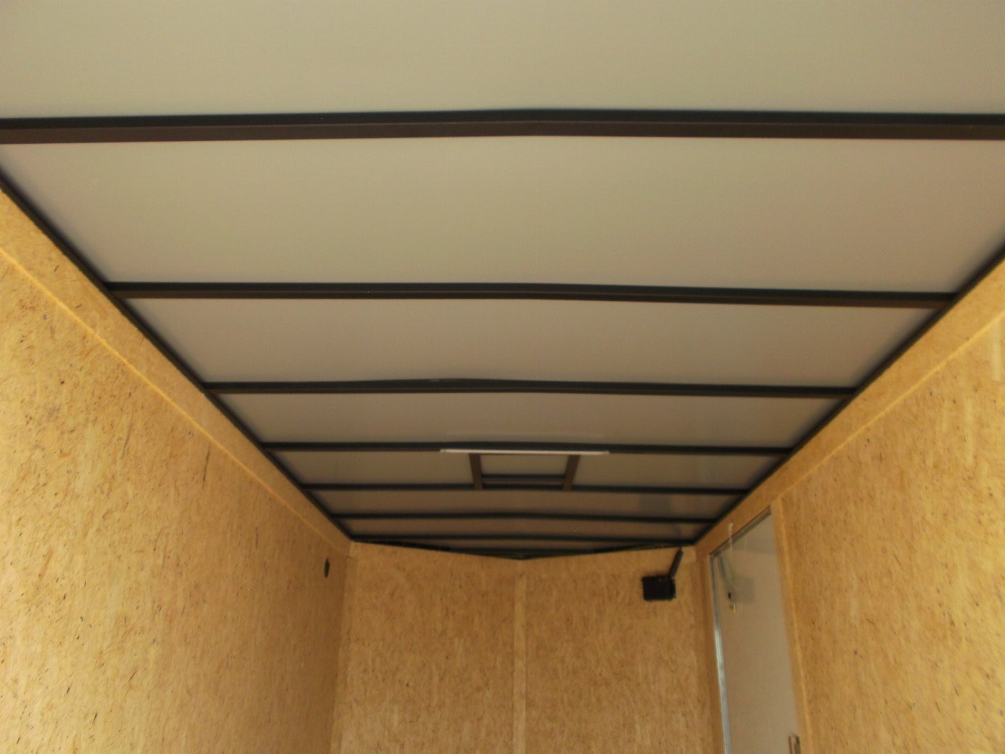 New 2025 COVERED WAGON TRAILERS 7x14 Tandem Axle Cargo Trailer / Enclosed Trailer / 6'6" Interior / Extra Wide Ramp / 48" RV Door / LEDs / .030 Charcoal Gray Semi-Screwless Exterior