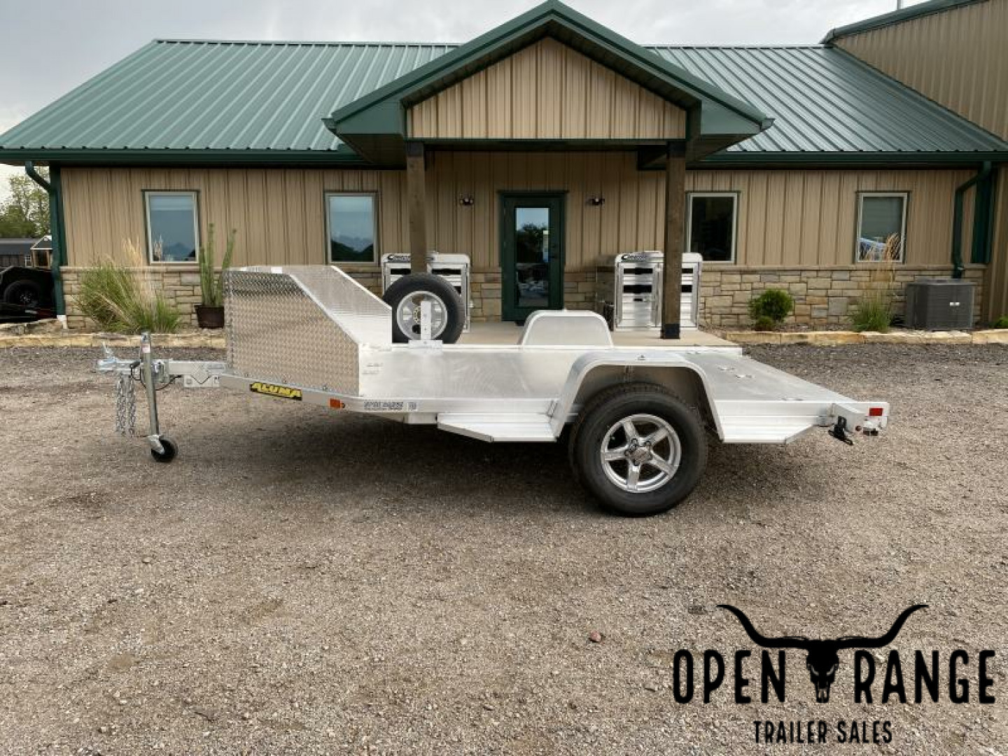 New 2024 Aluma MC210 Motorcycle Trailer