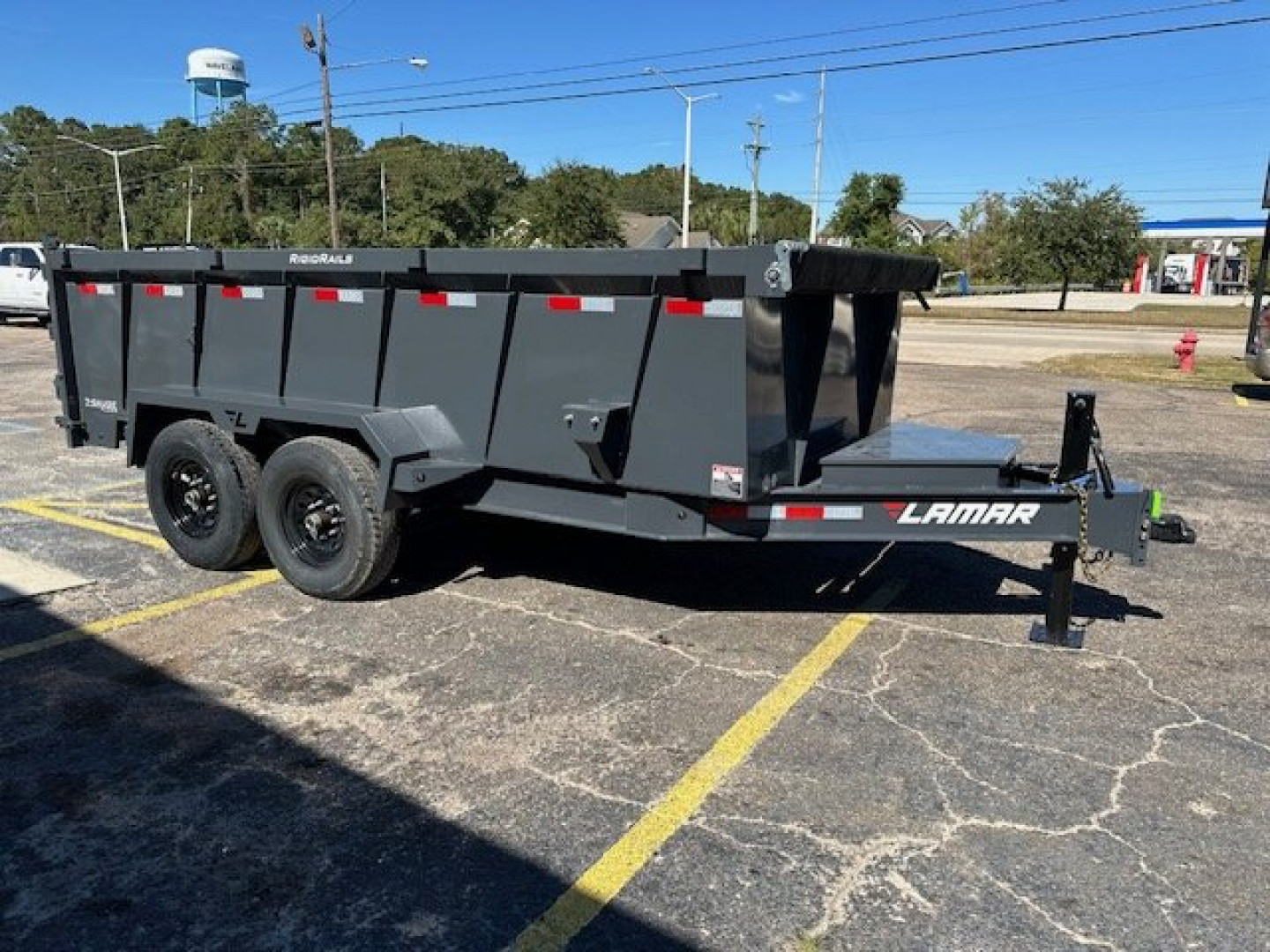 New 2025 Lamar Trailers 7x14 Dump Trailer