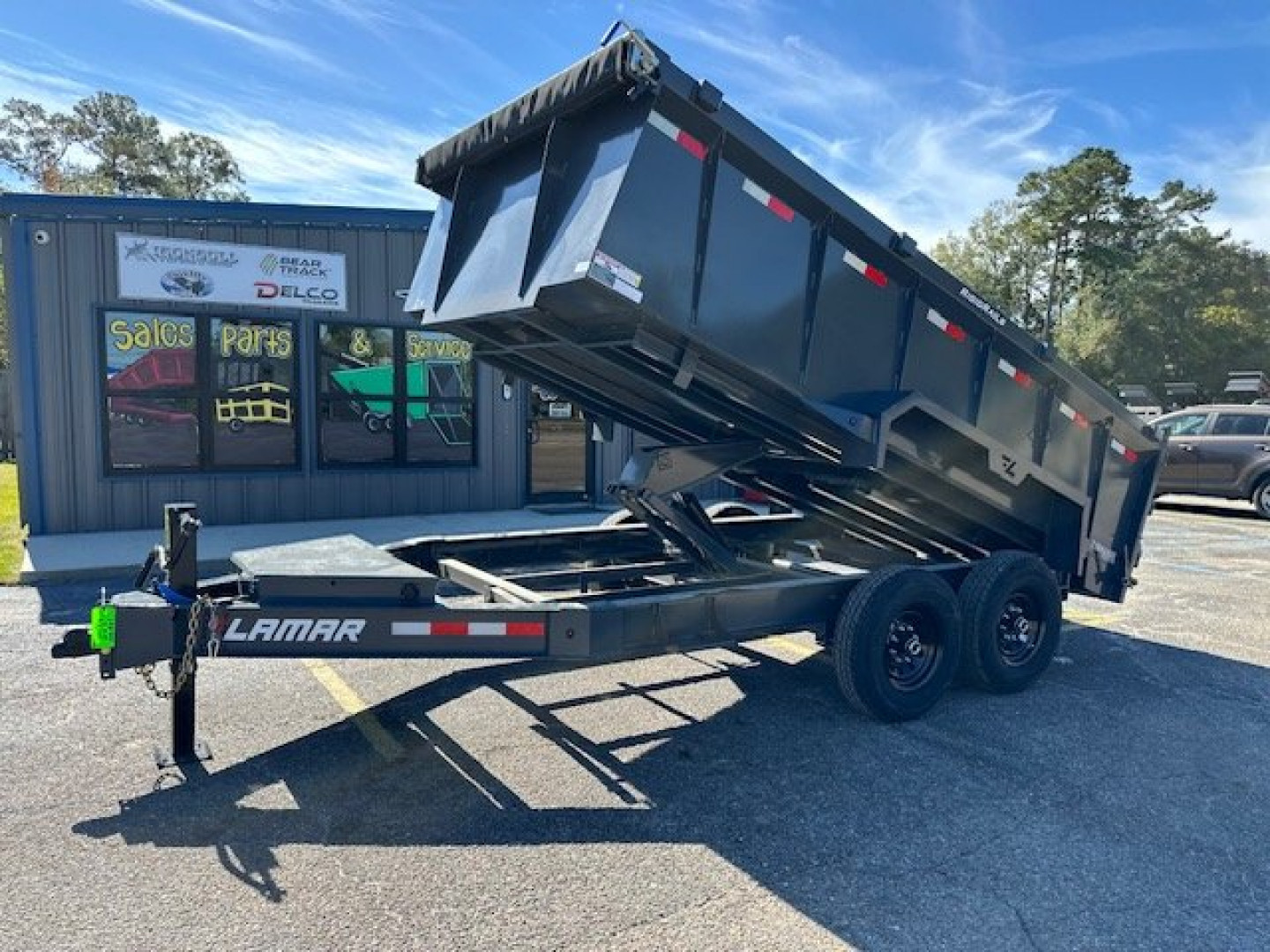 New 2025 Lamar Trailers 7x14 Dump Trailer