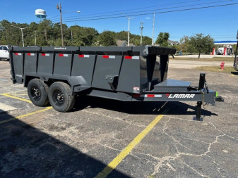 New 2025 Lamar Trailers 7x14 Dump Trailer