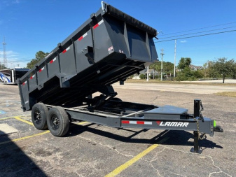 New 2025 Lamar Trailers 7x14 Dump Trailer