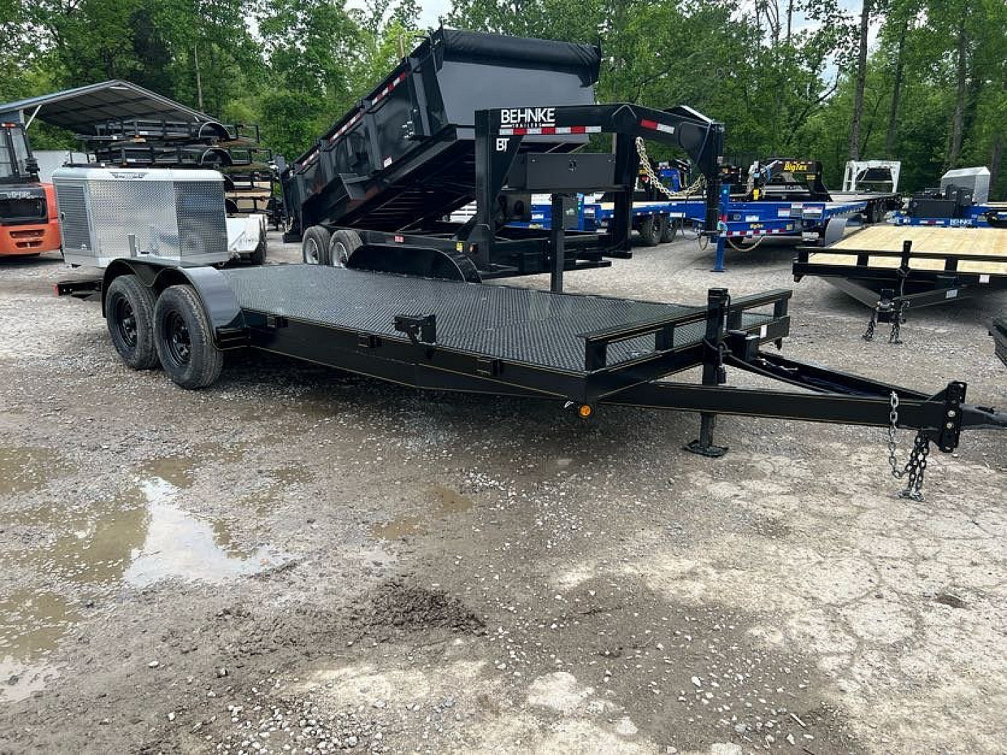New 2025 P & T Trailers 82X20 SCH 10K, 2 BRAKE Utility Trailer