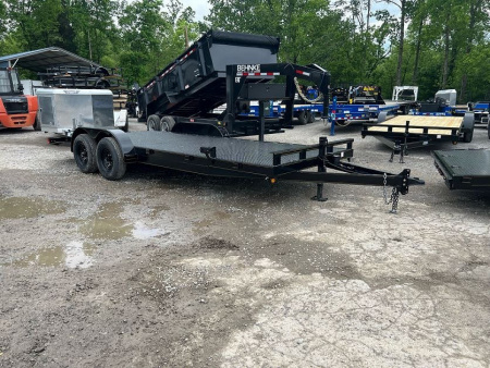 New 2025 P & T Trailers 82X20 SCH 10K, 2 BRAKE Utility Trailer