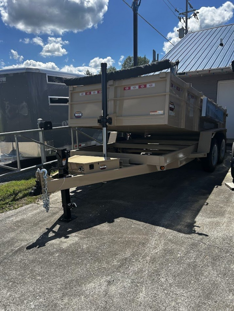 New 2025 Covered Wagon Trailers 7X14 24" SIDES 16K Cargo / Enclosed Trailer