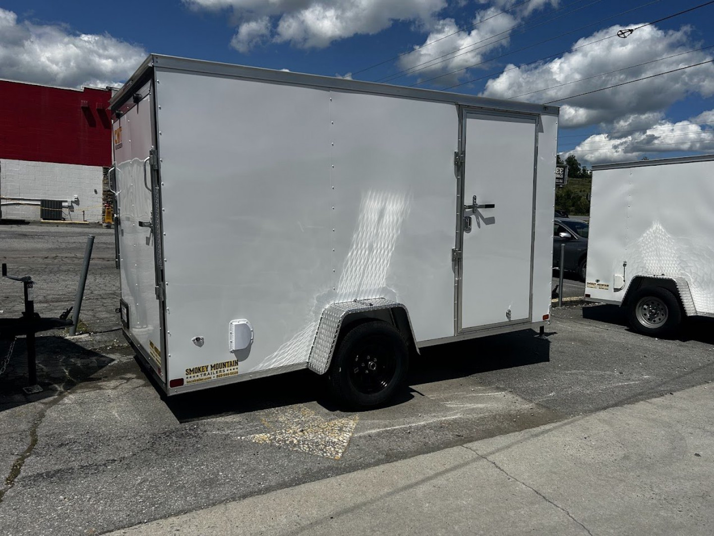 New 2025 Covered Wagon Trailers 6X12 6'6 BARLOCK Cargo / Enclosed Trailer