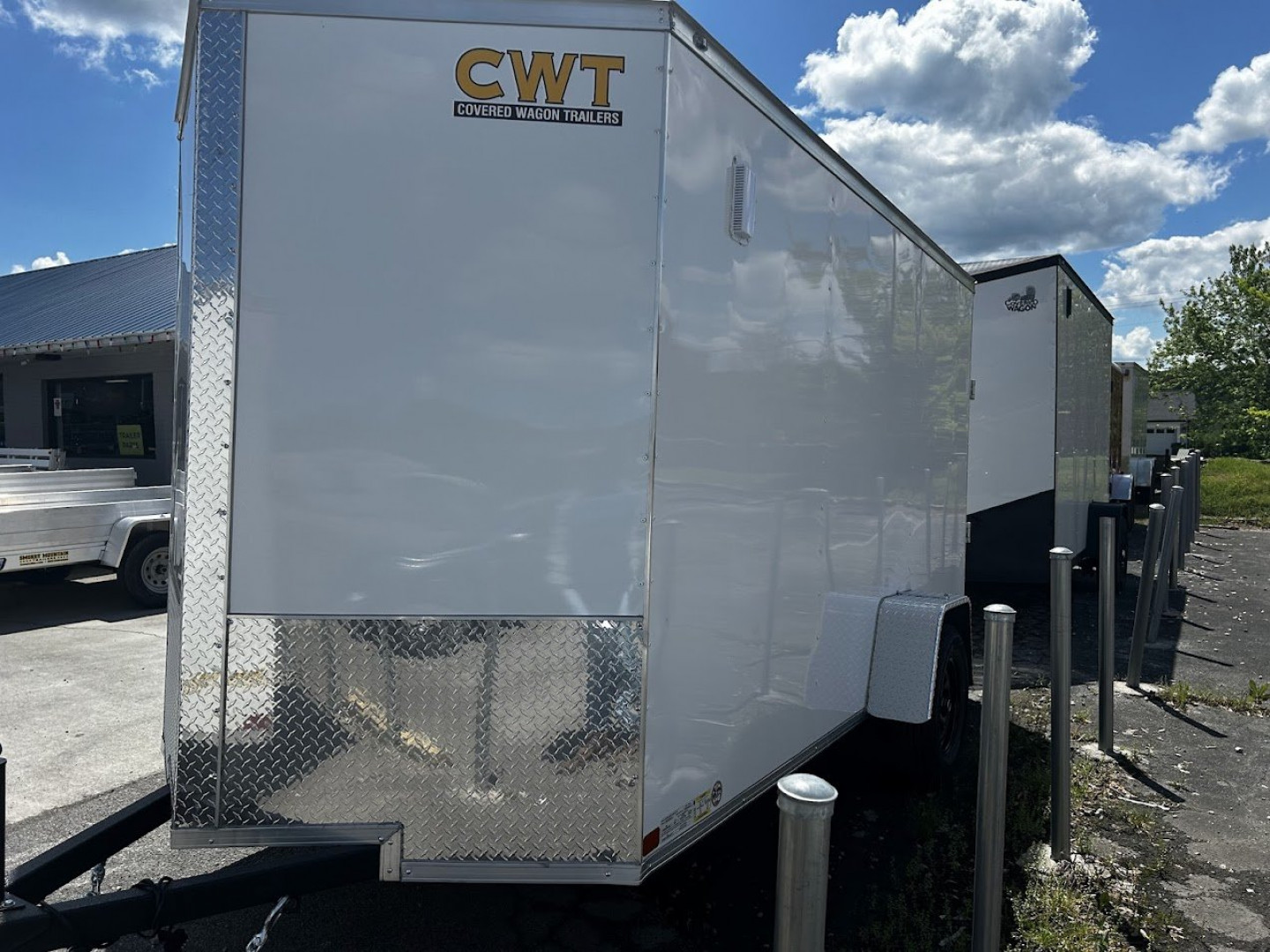 New 2025 Covered Wagon Trailers 6X12 6'6 BARLOCK Cargo / Enclosed Trailer