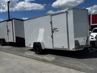 New 2025 Covered Wagon Trailers 6X12 6'6 BARLOCK Cargo / Enclosed Trailer