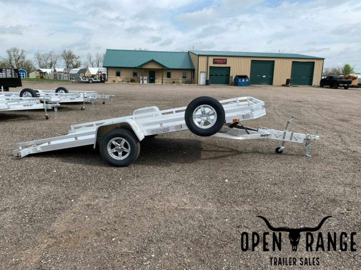 New 2024 Aluma 7814 Tilt Utility Trailer