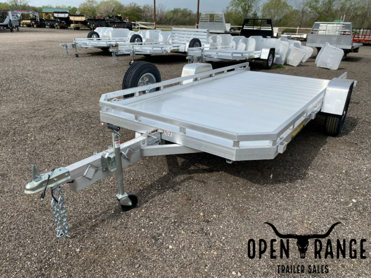 New 2024 Aluma 7814 Tilt Utility Trailer