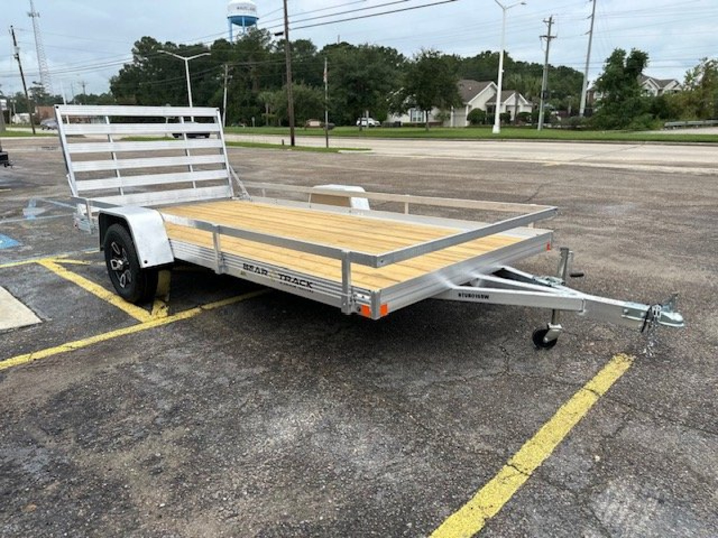 New 2025 BEAR TRACK 7x14SA Wood Deck Utility Trailer