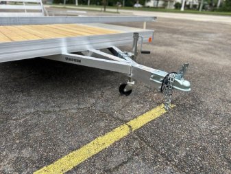 New 2025 BEAR TRACK 7x14SA Wood Deck Utility Trailer