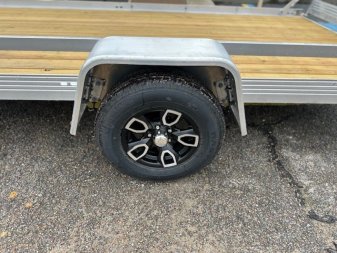 New 2025 BEAR TRACK 7x14SA Wood Deck Utility Trailer