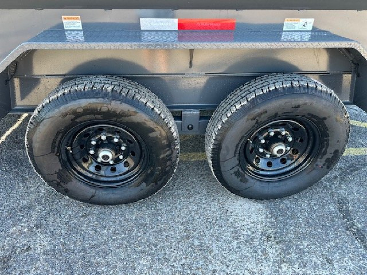 New 2025 RawMaxx GDX 7x14TA Dump Trailer