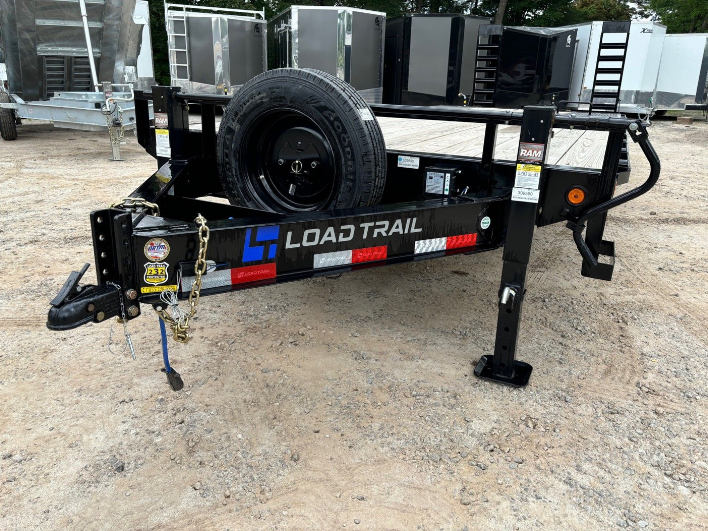 New 2024 Load Trail 102"x 20' + 5' Deckover Equipment Trailer- 18k GVW