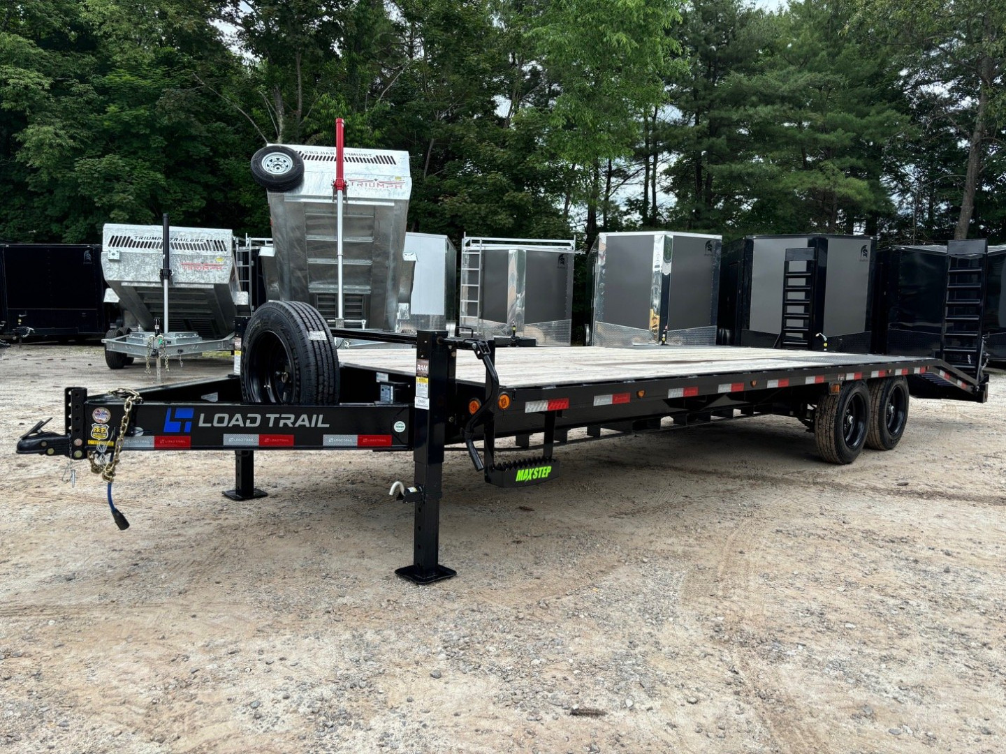 New 2024 Load Trail 102"x 20' + 5' Deckover Equipment Trailer- 18k GVW