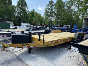 New 2025 Behnke TBCT 16K 22' Equipment Trailer